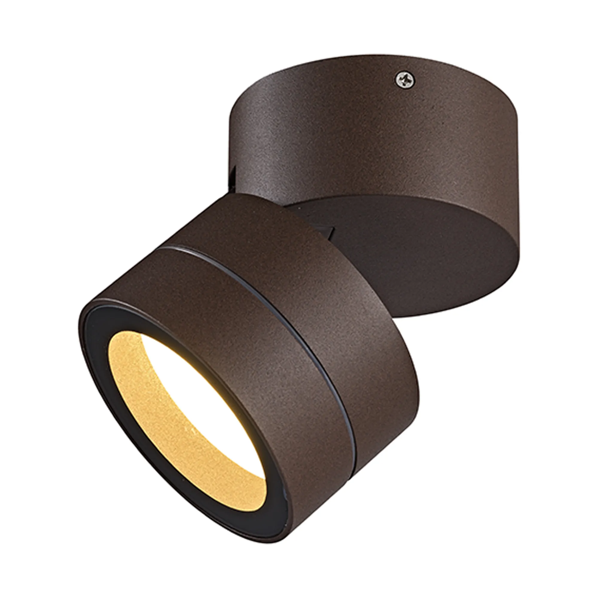 M9103/3000K  Saler Adjustable Ceiling Spotlight/Wall Light, 1 Light, With Replaceable 12W LEDs, 4000K, Black, IP65